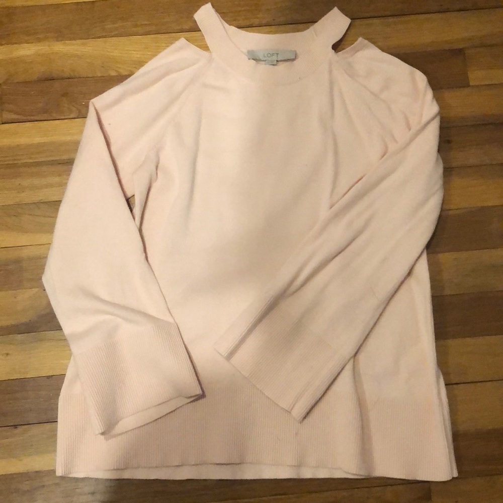 Loft cold shoulder sweater XS